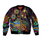 custom-lions-football-aboriginal-art-sleeve-zip-bomber-jacket-naidoc-indigenous-tribal