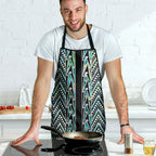 New Zealand Maori Niho Taniwha Apron Papua Shell - Mangopare Puhoro Pattern