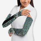 New Zealand Maori Niho Taniwha Arm Sleeves Papua Shell - Mangopare Puhoro Pattern