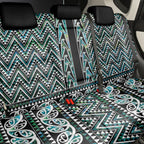 New Zealand Maori Niho Taniwha Back Car Seat Cover Papua Shell - Mangopare Puhoro Pattern