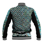 New Zealand Maori Niho Taniwha Baseball Jacket Papua Shell - Mangopare Puhoro Pattern