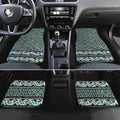 New Zealand Maori Niho Taniwha Car Mats Papua Shell - Mangopare Puhoro Pattern