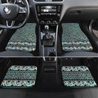 New Zealand Maori Niho Taniwha Car Mats Papua Shell - Mangopare Puhoro Pattern