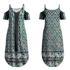New Zealand Maori Niho Taniwha Couples Matching Summer Maxi Dress and Hawaiian Shirt Papua Shell - Mangopare Puhoro Pattern LT9