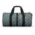 New Zealand Maori Niho Taniwha Duffle Bag Papua Shell - Mangopare Puhoro Pattern