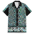 New Zealand Maori Niho Taniwha Hawaiian Shirt Papua Shell - Mangopare Puhoro Pattern