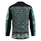 New Zealand Maori Niho Taniwha Hockey Jersey Papua Shell - Mangopare Puhoro Pattern
