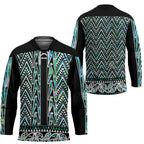 New Zealand Maori Niho Taniwha Hockey Jersey Papua Shell - Mangopare Puhoro Pattern