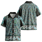 New Zealand Maori Niho Taniwha Kid Hawaiian Shirt Papua Shell - Mangopare Puhoro Pattern LT9