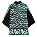 New Zealand Maori Niho Taniwha Kimono Papua Shell - Mangopare Puhoro Pattern