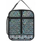 New Zealand Maori Niho Taniwha Lunch Bag Papua Shell - Mangopare Puhoro Pattern