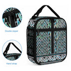 New Zealand Maori Niho Taniwha Lunch Bag Papua Shell - Mangopare Puhoro Pattern