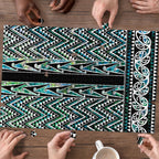 New Zealand Maori Niho Taniwha Puzzle Papua Shell - Mangopare Puhoro Pattern