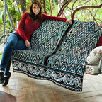 New Zealand Maori Niho Taniwha Quilt Papua Shell - Mangopare Puhoro Pattern