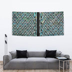 New Zealand Maori Niho Taniwha Tapestry Papua Shell - Mangopare Puhoro Pattern