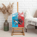 Custom Sharks-Dragons Rugby Canvas Wall Art With Sporty Style