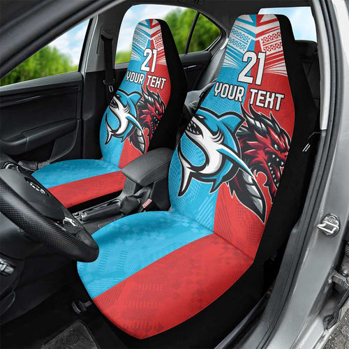 Custom Sharks-Dragons Rugby Car Seat Cover With Sporty Style