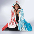 Custom Sharks-Dragons Rugby Hooded Blanket With Sporty Style