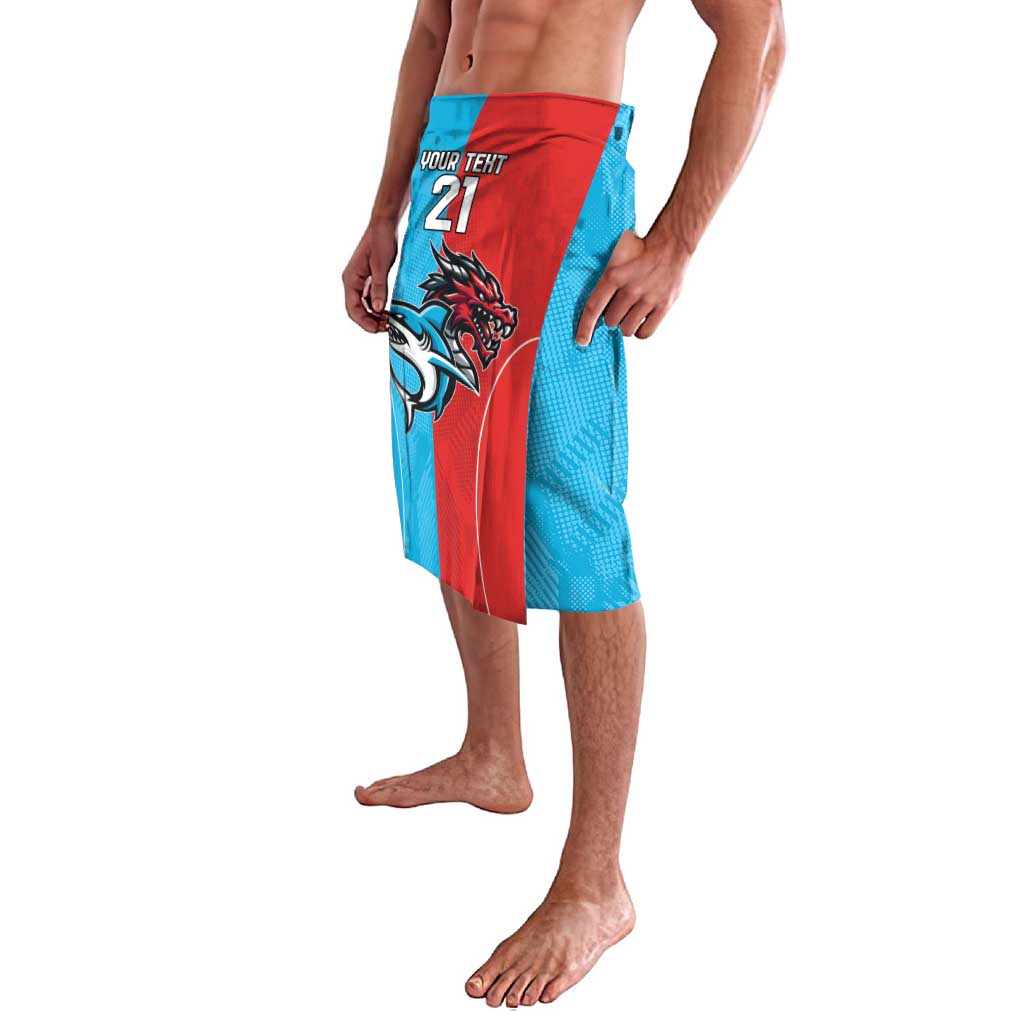 Custom Sharks-Dragons Rugby Lavalava With Sporty Style