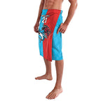 Custom Sharks-Dragons Rugby Lavalava With Sporty Style