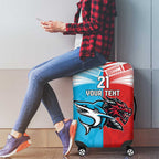 Custom Sharks-Dragons Rugby Luggage Cover With Sporty Style