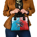 Custom Sharks-Dragons Rugby Shoulder Handbag With Sporty Style