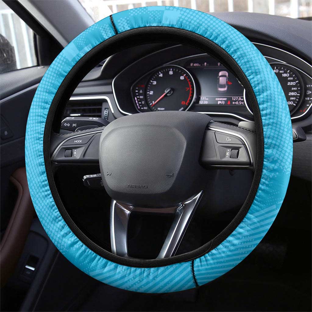 Sharks-Dragons Rugby Steering Wheel Cover With Sporty Style
