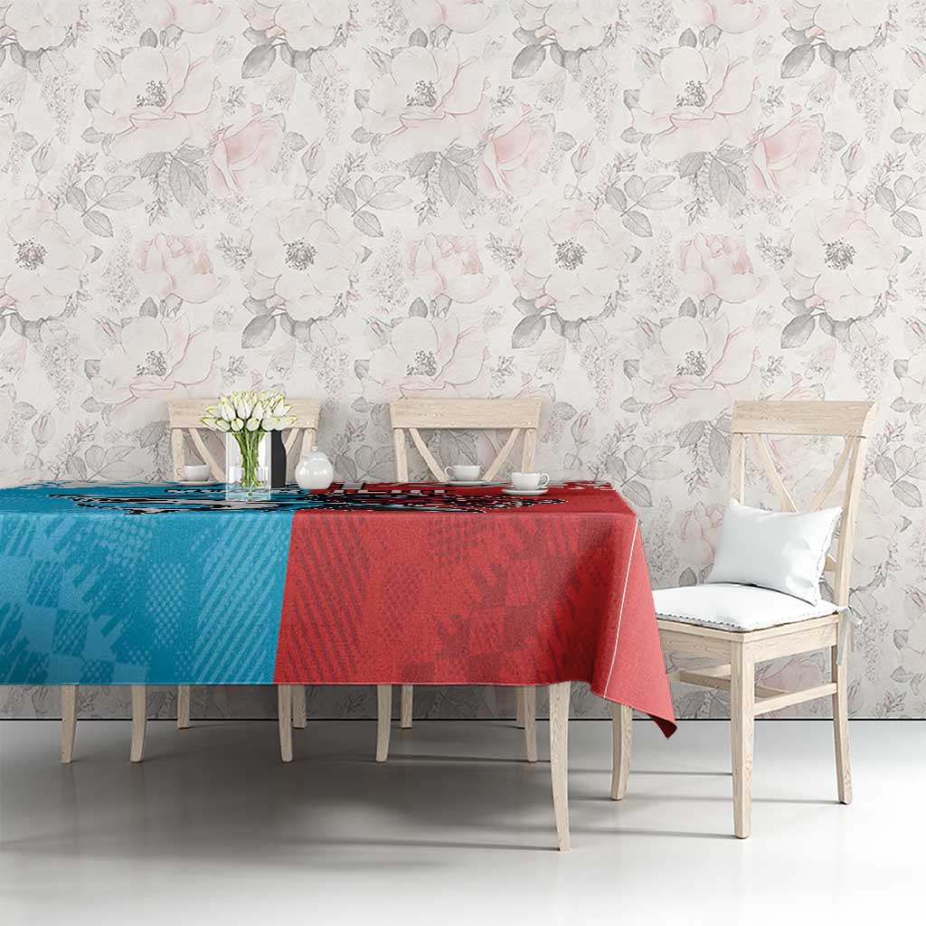 Custom Sharks-Dragons Rugby Tablecloth With Sporty Style