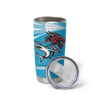 Custom Sharks-Dragons Rugby Tumbler Cup With Sporty Style