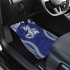 Bulldogs Rugby Custom Car Mats Go Berries With Polynesian Style