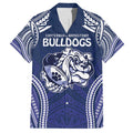 Bulldogs Rugby Custom Hawaiian Shirt Go Berries With Polynesian Style