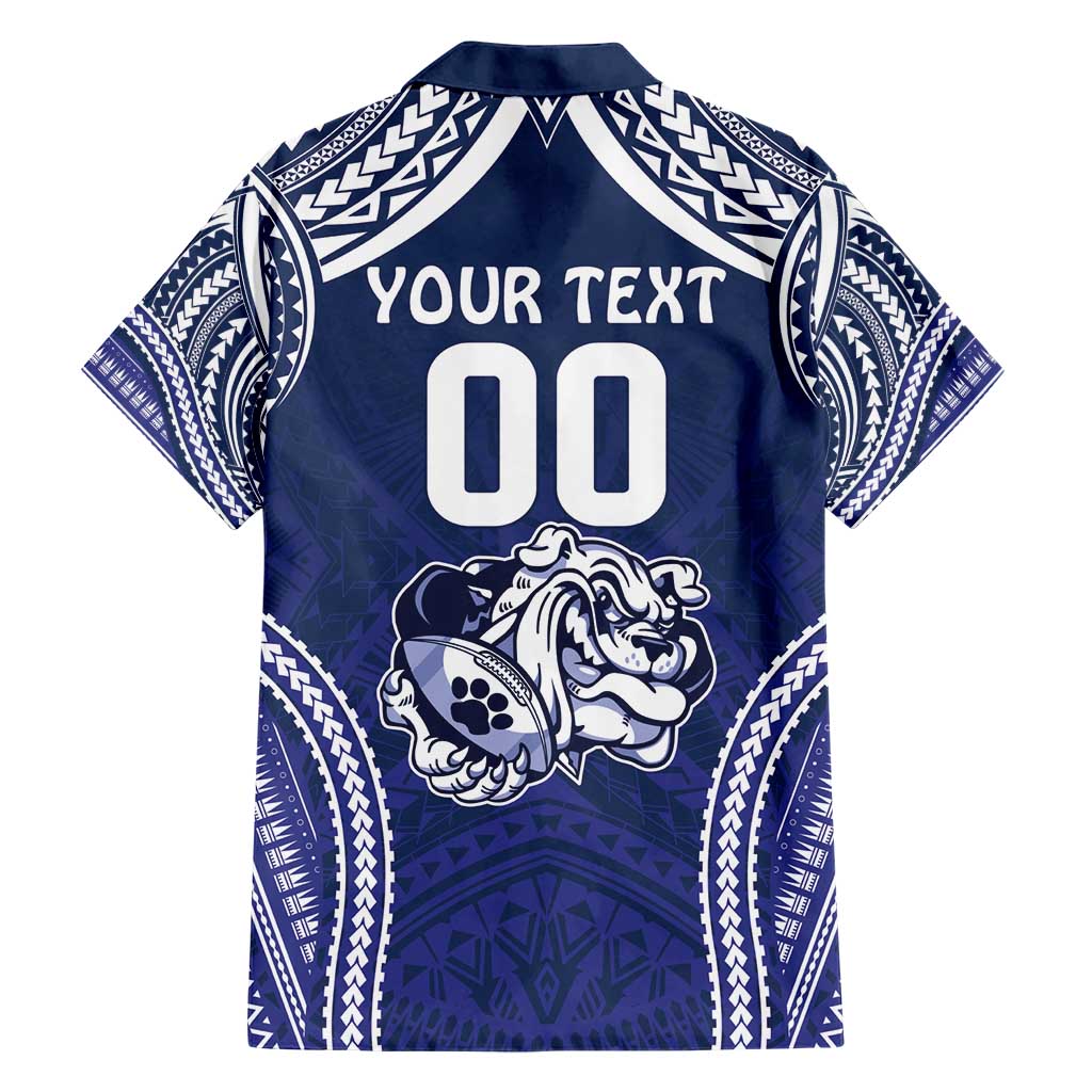 Bulldogs Rugby Custom Hawaiian Shirt Go Berries With Polynesian Style