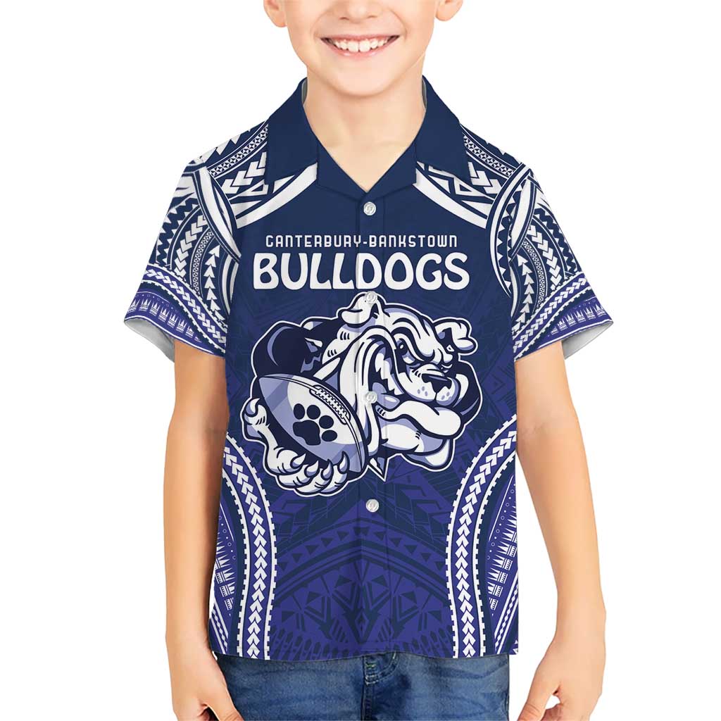 Bulldogs Rugby Custom Hawaiian Shirt Go Berries With Polynesian Style