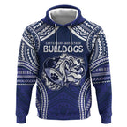 Bulldogs Rugby Custom Hoodie Go Berries With Polynesian Style