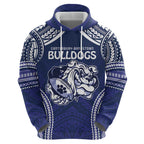 Bulldogs Rugby Custom Hoodie Go Berries With Polynesian Style