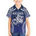 Bulldogs Rugby Custom Kid Hawaiian Shirt Go Berries With Polynesian Style