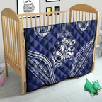 Bulldogs Rugby Custom Quilt Go Berries With Polynesian Style