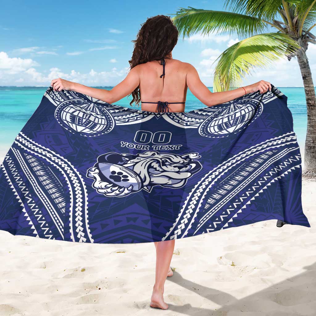 Bulldogs Rugby Custom Sarong Go Berries With Polynesian Style