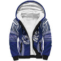 Bulldogs Rugby Custom Sherpa Hoodie Go Berries With Polynesian Style