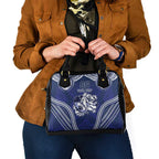 Bulldogs Rugby Custom Shoulder Handbag Go Berries With Polynesian Style
