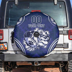 Bulldogs Rugby Custom Spare Tire Cover Go Berries With Polynesian Style