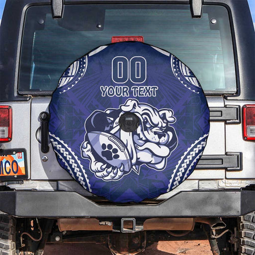 Bulldogs Rugby Custom Spare Tire Cover Go Berries With Polynesian Style