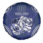 Bulldogs Rugby Custom Spare Tire Cover Go Berries With Polynesian Style