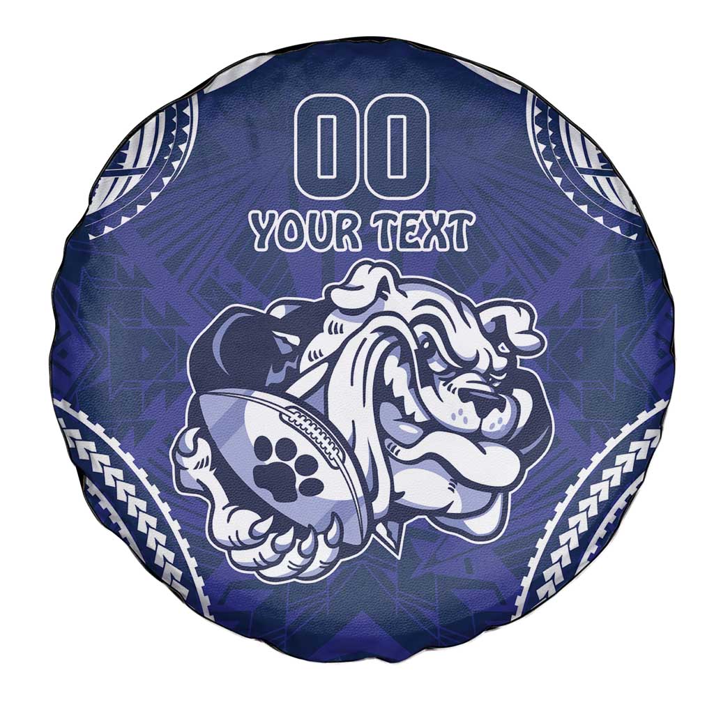 Bulldogs Rugby Custom Spare Tire Cover Go Berries With Polynesian Style