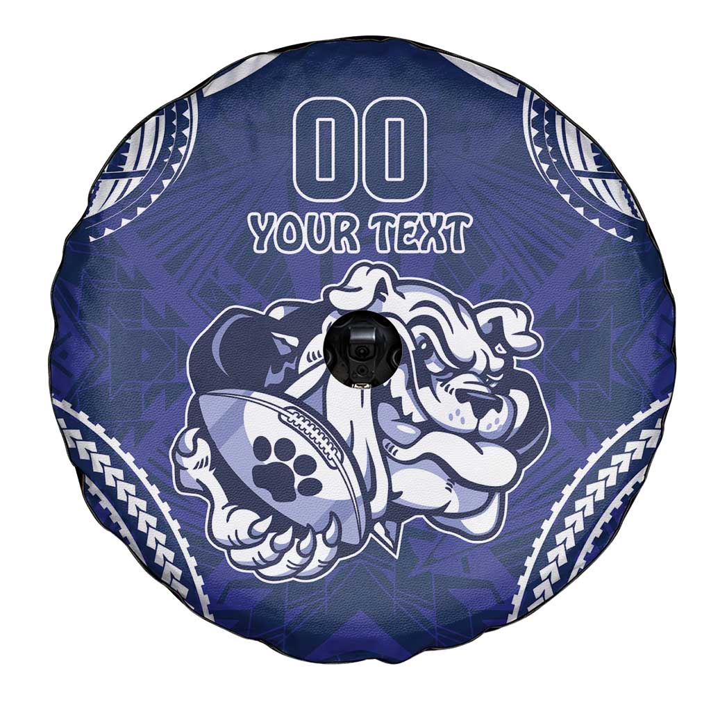 Bulldogs Rugby Custom Spare Tire Cover Go Berries With Polynesian Style