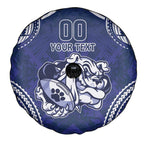Bulldogs Rugby Custom Spare Tire Cover Go Berries With Polynesian Style