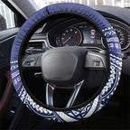 Bulldogs Rugby Steering Wheel Cover Go Berries With Polynesian Style