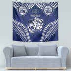 Bulldogs Rugby Custom Tapestry Go Berries With Polynesian Style