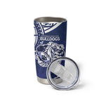 Bulldogs Rugby Custom Tumbler Cup Go Berries With Polynesian Style