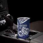 Bulldogs Rugby Custom Tumbler Cup Go Berries With Polynesian Style
